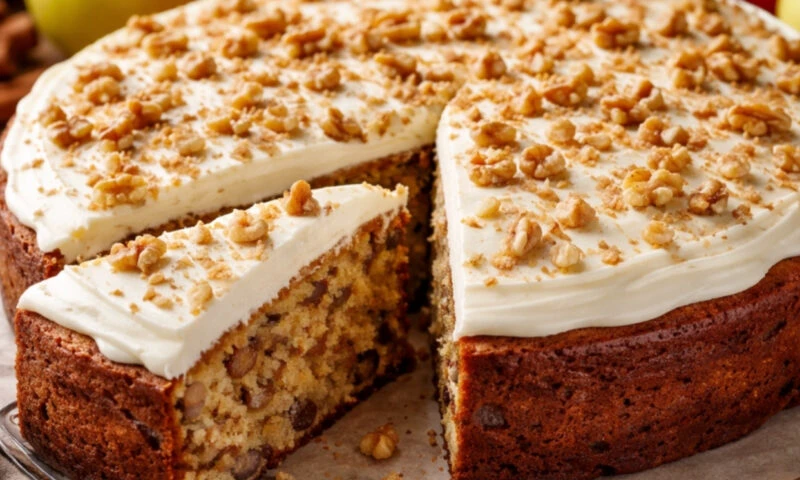 Rețetă din caietul bunicii. Tartă cu mere, nuci și scorțișoară