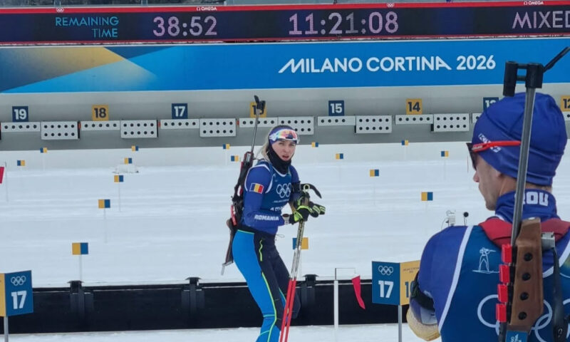 Sportul românesc, ținta criticilor după evoluția Anastasiei Tolmacheva la JO. Biatlonista a obținut cetățenia română în 2020