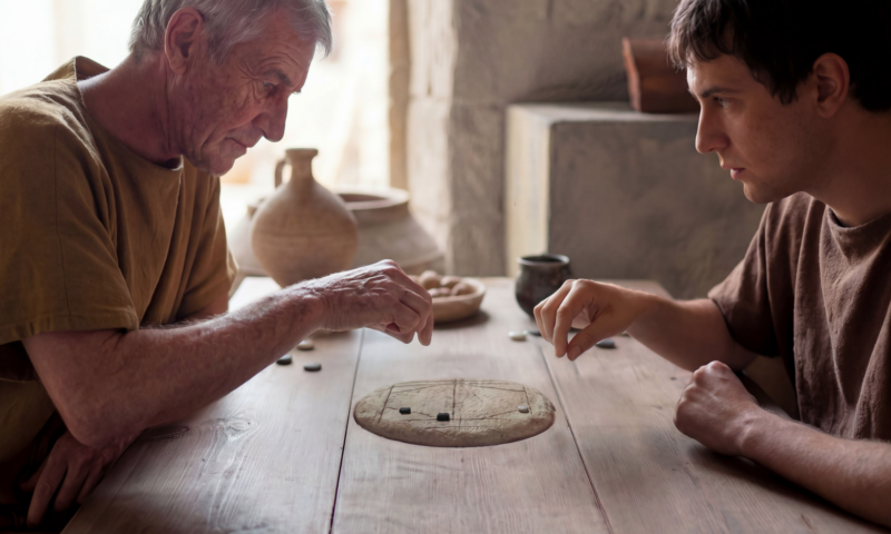 Inteligența artificială a descifrat un mister din Roma Antică. O piatră de joc veche de aproape două milenii își dezvăluie regulile