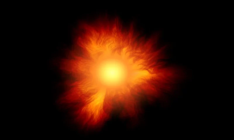 Pata solară gigantică, aflată la apogeul activității