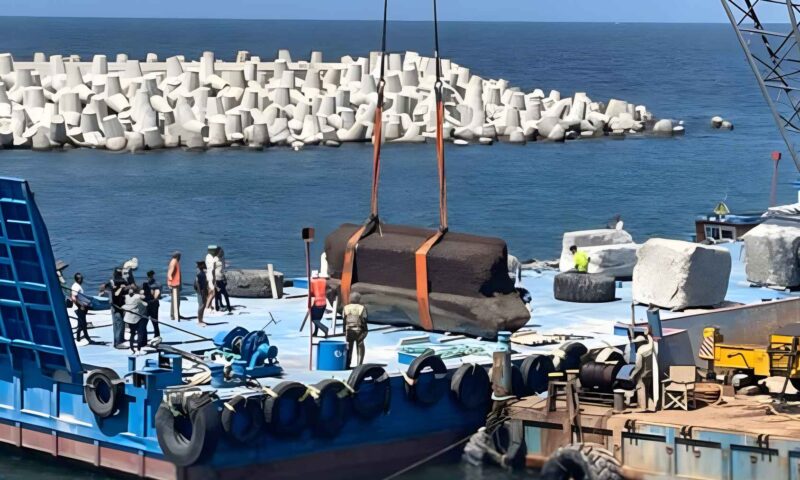 A șaptea minune a Antichității, recuperată din Marea Mediterană. Blocuri masive din Farul din Alexandria, scoase de arheologi