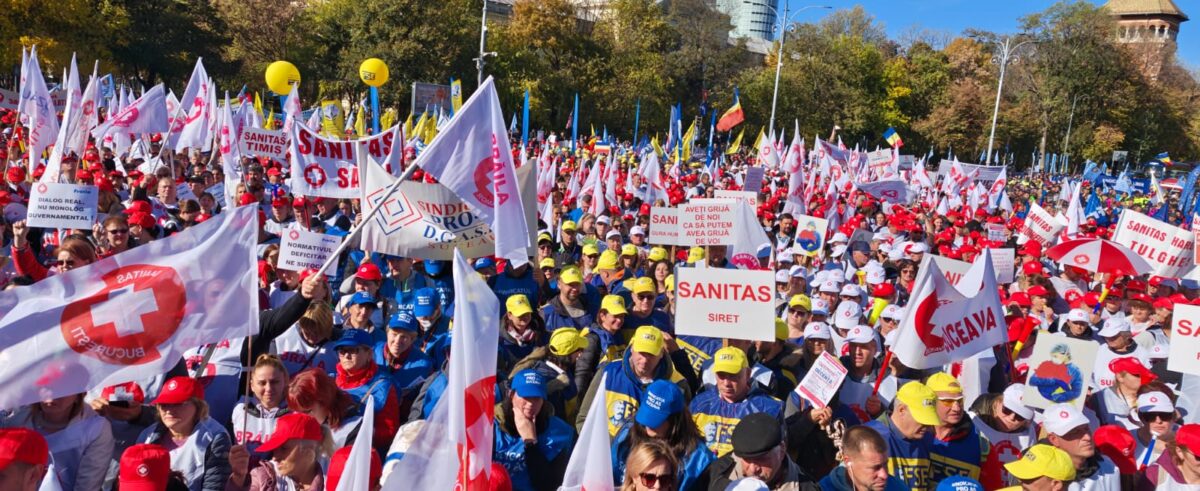 Risc de grevă generală în sănătate. Reducerea fondului de salarii, linia roșie pentru sindicaliști