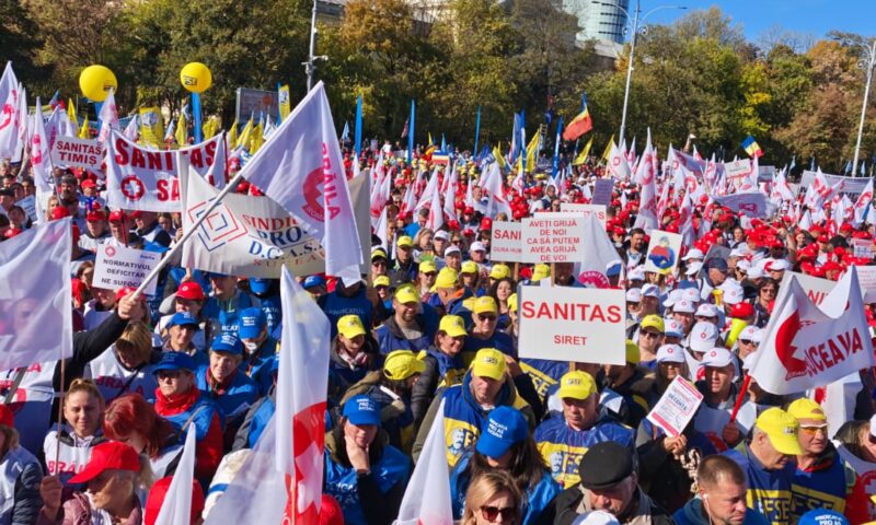 Risc de grevă generală în sănătate. Reducerea fondului de salarii, linia roșie pentru sindicaliști