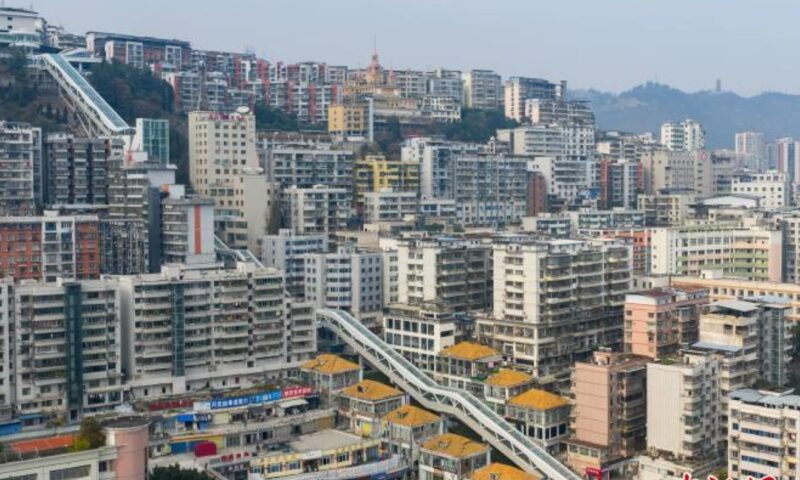 Chinezii susțin că au construit cea mai lungă scară rulantă de exterior din lume