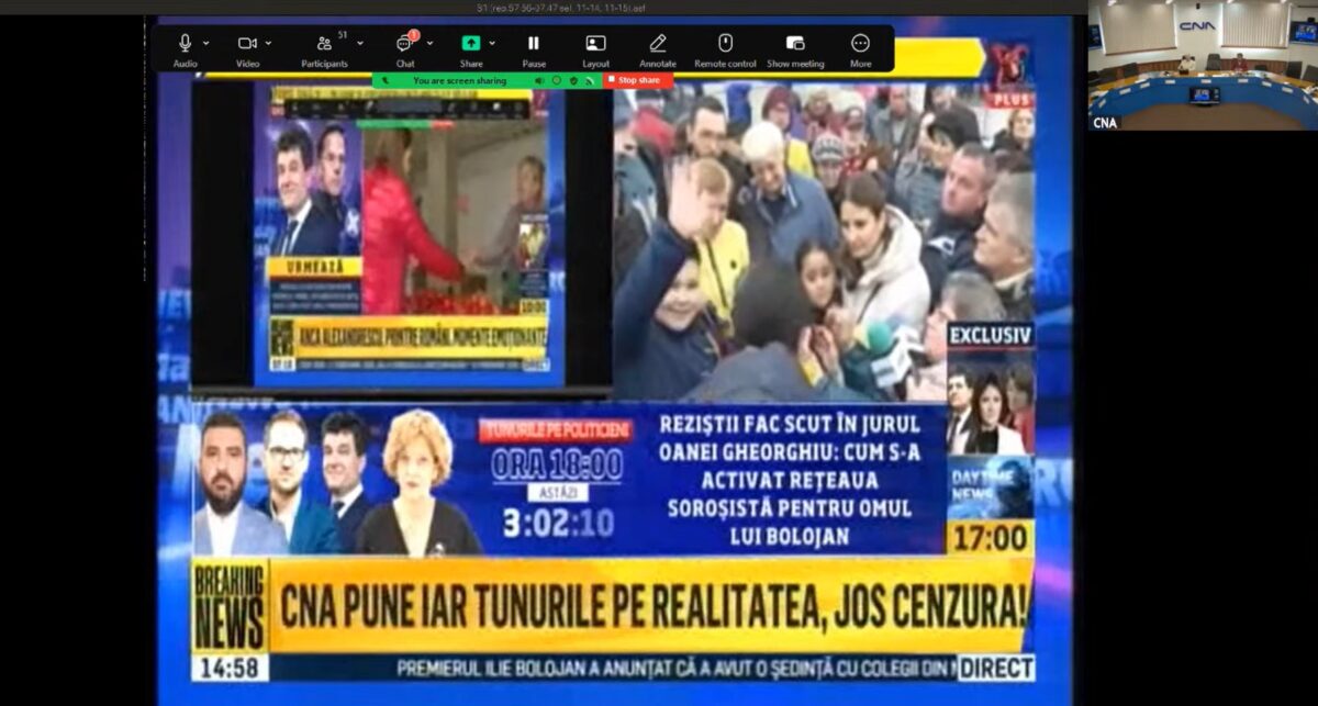 Realitatea PLUS, suspendată trei ore. Discursul lui George Simion i-a adus cea mai aspră sancțiune