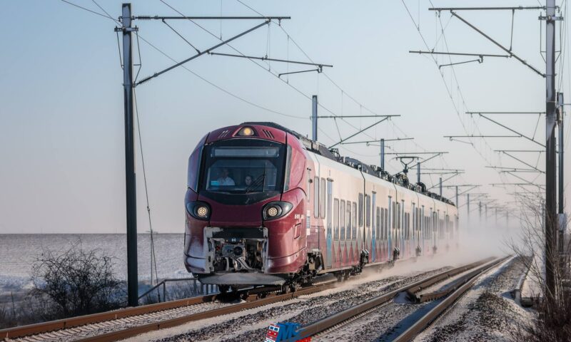 Cum arată noua ramă electrică Alstom, care o să circule pe ruta București - Arad