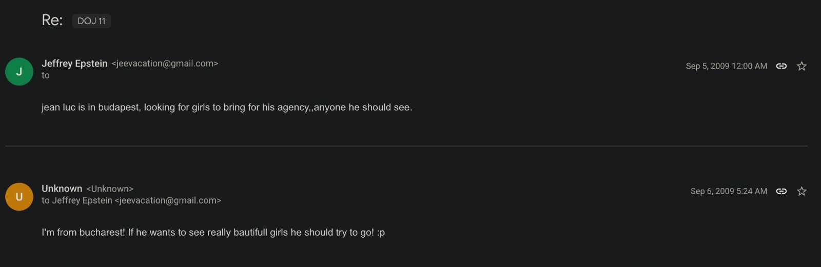 amintește de Jean-Luc Brunel, asociat al lui Epstein și condamnat pentru abuzuri. El avea o agenție de modeling implicată în recrutări.