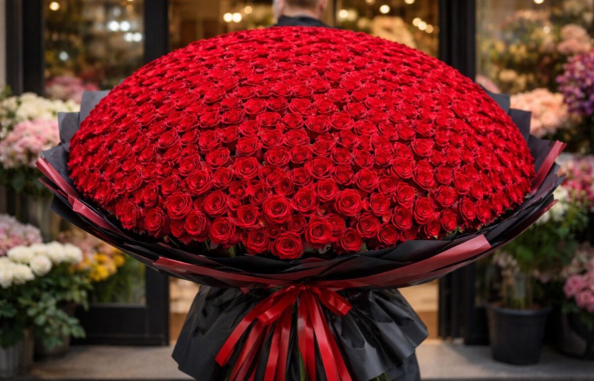 Cel mai scump buchet pentru Valentine’s Day costă cât o mașină. Ce are atât de special