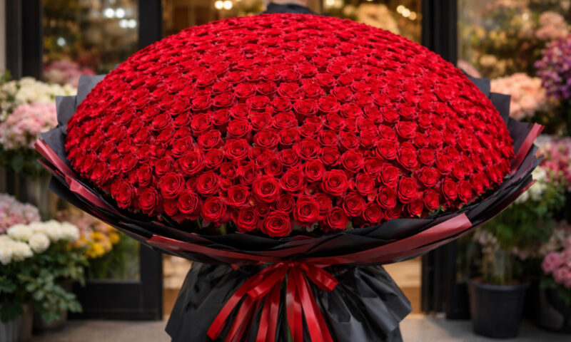 Cel mai scump buchet pentru Valentine’s Day costă cât o mașină. Ce are atât de special