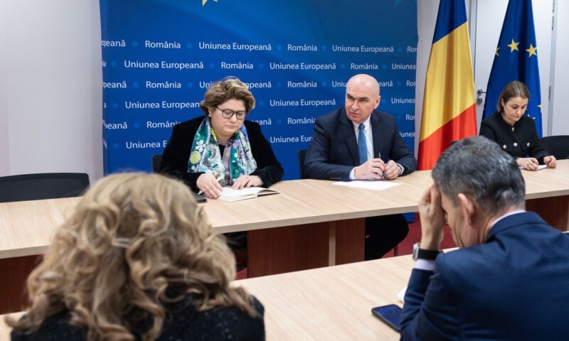 Ilie Bolojan, în vizită oficială la Bruxelles. Întâlniri cu Ursula von der Leyen și Roxana Mînzatu
