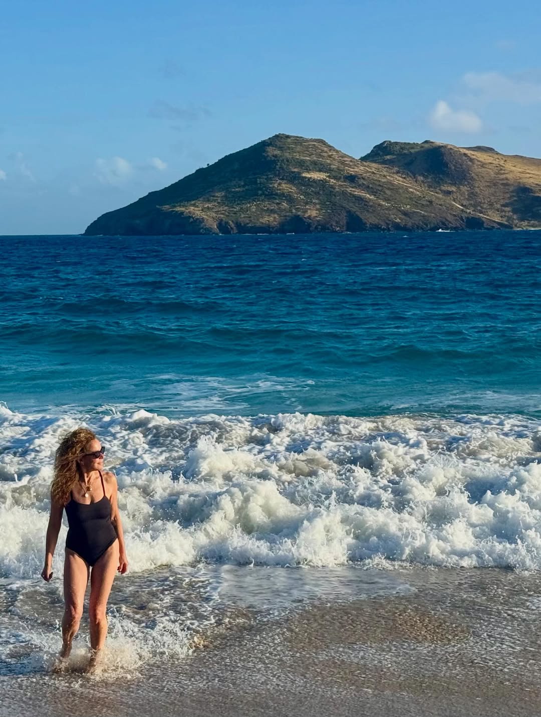 Jennifer Grey se bucură de o binemeritată vacanță