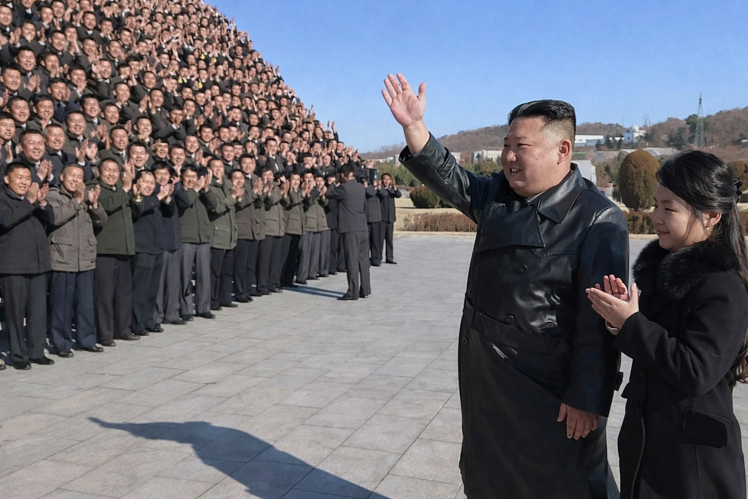 Kim Ju Ae și Kim Jong Un