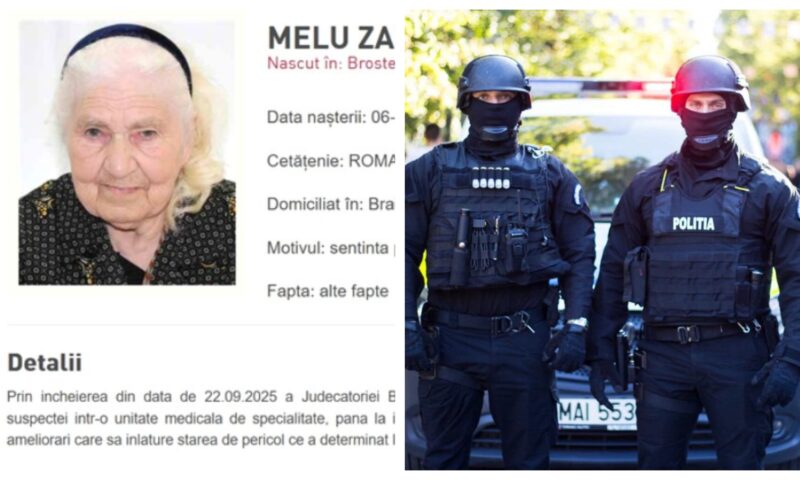 Femeie de 86 de ani din Brăila, dată în urmărire națională de Poliția Română. De ce a ajuns bătrâna pe lista celor mai periculoși infractori