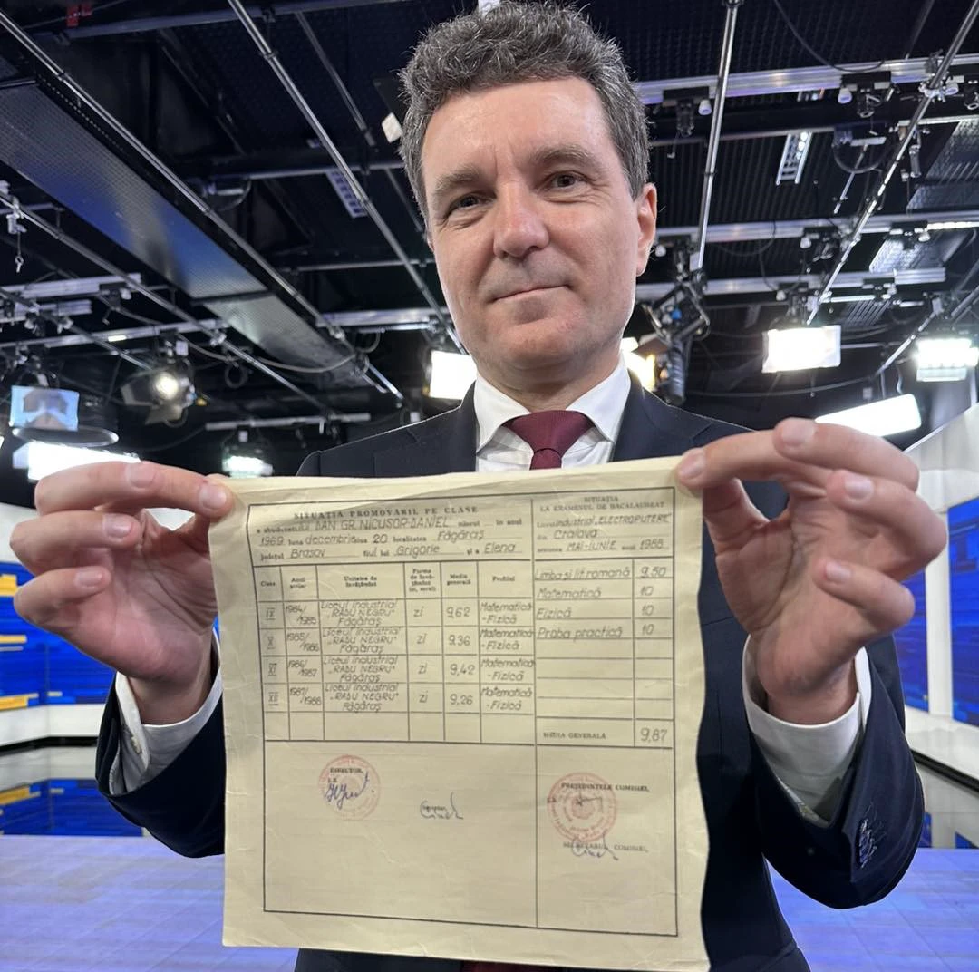 Nicușor Dan, diplomă de Bacalureat