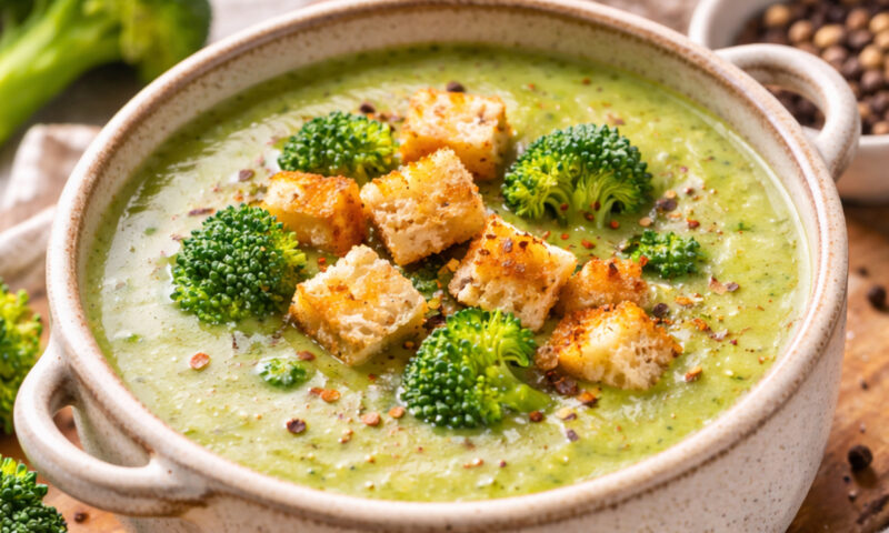 Ce gătești rapid în zilele geroase. Rețetă simplă de supă cremă de broccoli