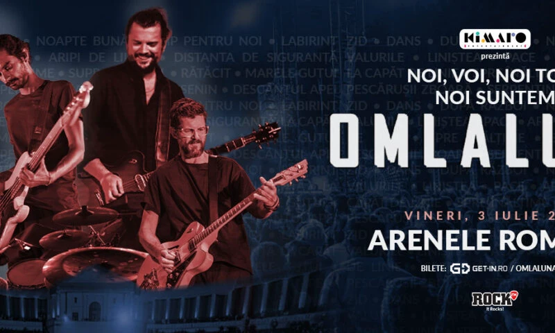 Om la lună anunță marele concert „Noi, voi, noi toți - Noi suntem Om la lună” vineri, 3 iulie 2026, la Arenele Romane, București