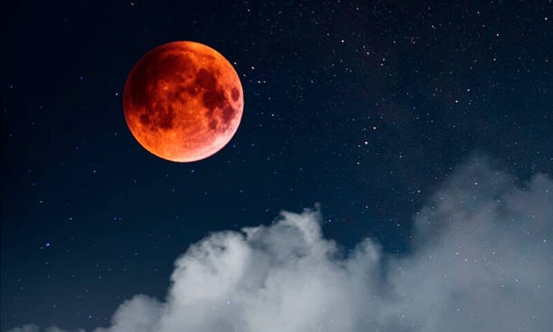 Eclipsa totală de Lună din 3 martie. Spectacol pe cer