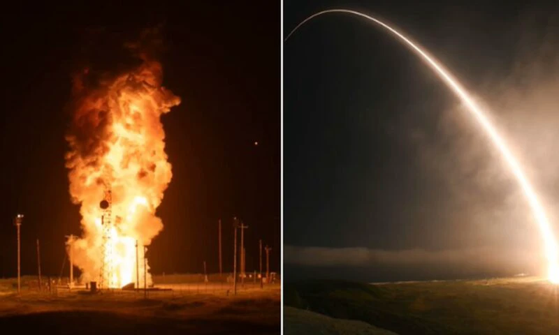 SUA au testat o rachetă balistică Minuteman III în Pacific, într-un exercițiu programat