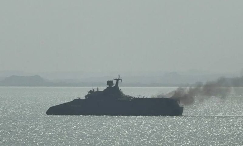 Fregată iraniană, scufundată de SUA. Peste 140 de persoane sunt date dispărute