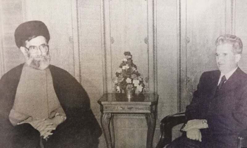 Ce relație a avut Ceaușescu cu Khamenei. Fostul lider iranian a vizitat România