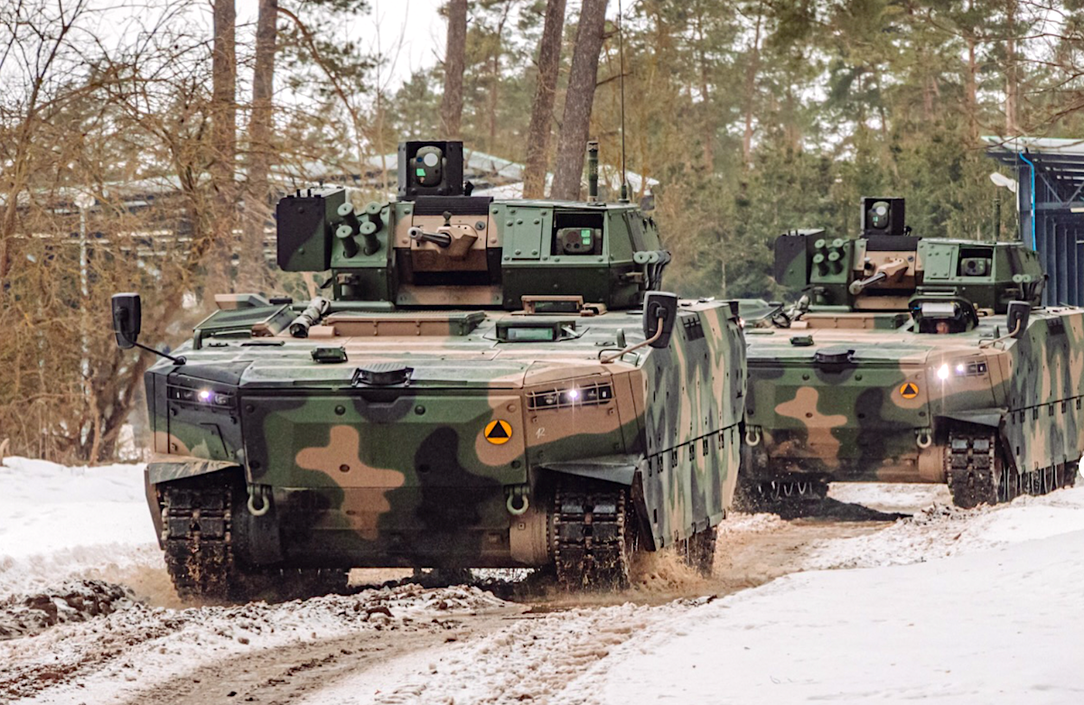 Blindatele poloneze Borsuk, în acțiune