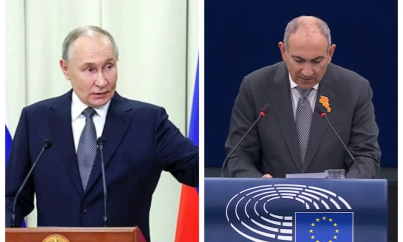 Ce au vorbit la telefon Vladimir Putin și prim-ministrul Armeniei. Cooperare în domenii esențiale